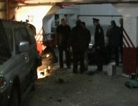 взрыв джипа на парковке в центре Киева