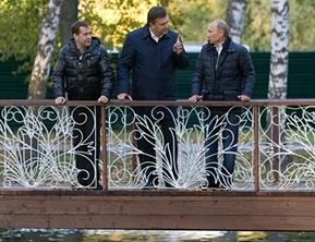 Янукович, Медведев и Путин