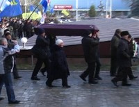гроб шествие чернобыльцы Донецк