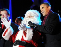 Обама рождественская елка
