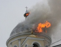 сгорел храм в Болграде