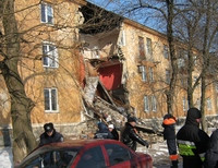 обрушение дома в Макеевке