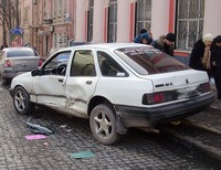 Форд наезд на пешеходов в Донецке