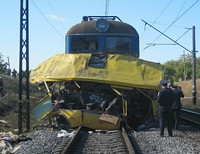 авария на железнодорожном переезде