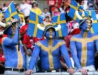 шведские болельщики
