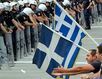 протесты Греция
