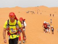 песчаный марафон в сахаре