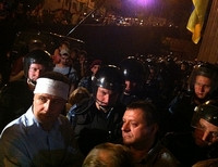 Протест возле Украинского дома