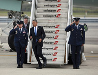 Барак Обама в аэропорту им. Кеннеди