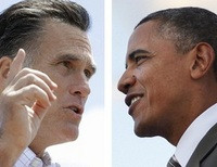 Обама и Ромни