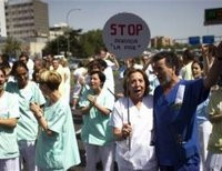 забастовка медиков в Испании