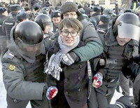 протесты оппозиции Москва