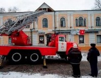 пожар дом Булгакова Андреевский спуск