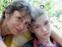 Саша Попова с мамой