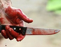 нож кровь
