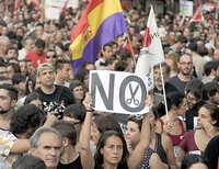 демонстрации протеста в Испании