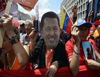 Демонстрация в поддержку Уго Чавеса