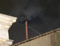 Черный дым над Сикстинской капеллой
