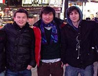 Джохар Царнаев со своими казахскими друзьями