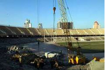 В апреле этого года на территории «олимпийского» в киеве закончат переукладку инженерных сетей, а летом начнут монтировать каркас накрытия стадиона
