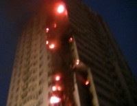 пожар многоэтажка Киев