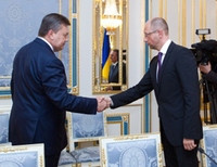 Яценюк и Янукович