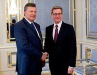 Гидо Вестервелле и Виктор Янукович