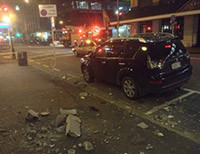 Улица Веллингтона после землетрясения