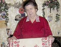 79-летняя вышивальщица Надежда Денисюк