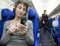 самолет мобильный телефон