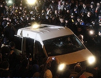 микроавтобус СБУ на Майдане