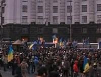 Милиция заблокировала правительственный квартал в Киеве