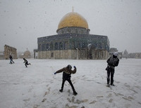 снегопад Иерусалим