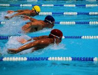 В Днепропетровске состоялся международный матч по плаванию с участием команд Украины, России, Италии и Франции 