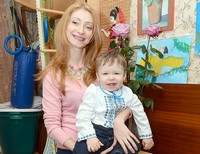 Наталья Хоцяновская с сыном