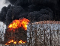Пожар на заводе Shell