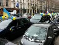 В&nbsp;Киеве началось противостояние двух автомайданов