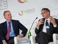 Тони Блэр и Билл Гейтс