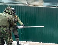 Протестующие в Киеве смастерили «картошкострел» (видео)