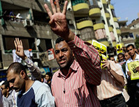 Демонстранты в Каире