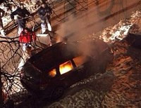 «Поджигатель машин» в Киеве рассказал милиции о заказчиках своих преступлений (видео)