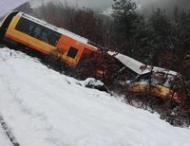 В&nbsp;Альпах потерпел крушение пассажирский поезд (фото, видео)