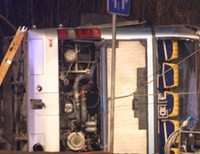 Автобус с украинцами попал в Польше в аварию: 2 погибших, 11 раненых (фото)