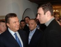 Янукович и Кличко