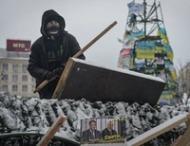 Снег на&nbsp;баррикадах евромайдана заменят песком и&nbsp;солью