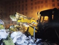 На Грушевского в Киеве частично разобрали баррикады (фото, видео)