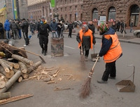 уборка киевских улиц