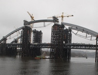 Подольско-Воскресенский мост понемногу приобретает свой завершенный облик 