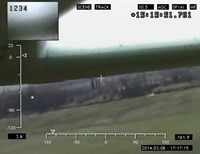 Обнародовано видео обстрела российскими военными самолета украинских пограничников