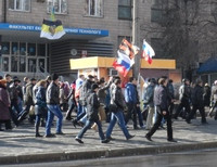 пророссийский митинг Донецк